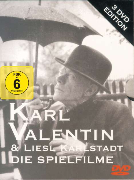 Karl Valentin &amp; Liesl Karlstadt: Drei Spielfilme, 3 DVDs