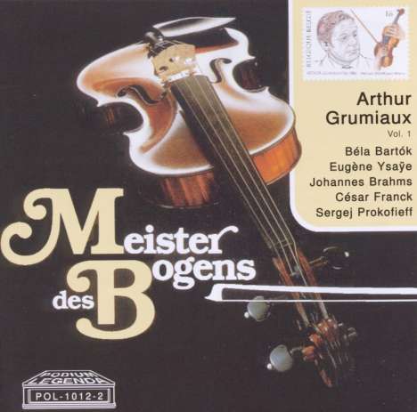 Arthur Grumiaux - Meister des Bogens Vol.1, CD