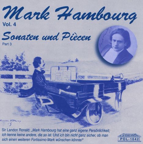 Mark Hambourg Vol.4 - Sonaten &amp; Piecen Part 3, CD