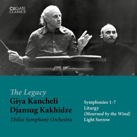Giya Kancheli (1935-2019): Symphonien Nr.1-7, 5 CDs