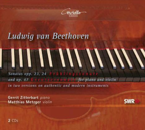 Ludwig van Beethoven (1770-1827): Violinsonaten Nr.4,5,9, 2 CDs