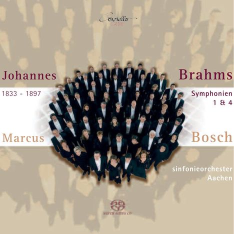 Johannes Brahms (1833-1897): Symphonien Nr.1 &amp; 4, Super Audio CD