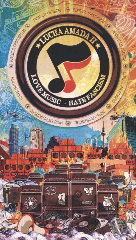 Lucha Amada II: Love Music, Hate Fascism, 2 CDs
