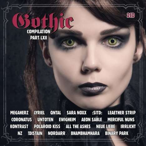 Gothic Compilation 62, 2 CDs