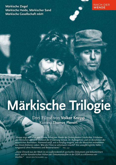 Märkische Trilogie, DVD