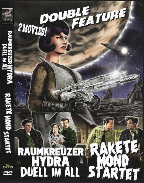 Raumkreuzer Hydra - Duell im All / Rakete Mond startet, 2 DVDs