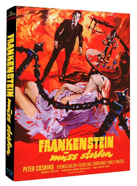 Frankenstein muss sterben - Mediabook - Cover D - HAMMER EDITION NR. 41 - Limited Edition, Blu-ray Disc