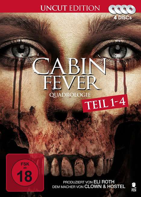 Cabin Fever Quadrologie, 4 DVDs