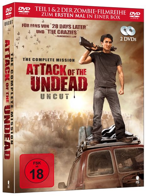 Attack of the Undead 1 &amp; 2, 2 DVDs