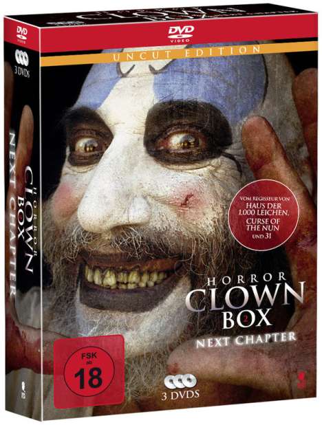 Horror Clown Box 2, 3 DVDs