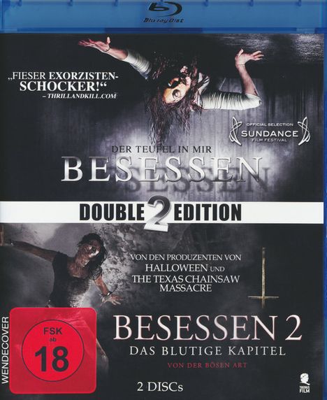 Besessen 1 &amp; 2 (Blu-ray), 2 Blu-ray Discs