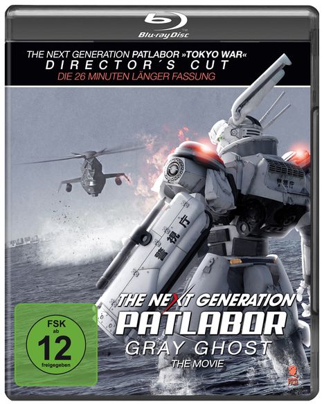 The Next Generation: Patlabor - Gray Ghost (Director's Cut) (Blu-ray &amp; DVD), 1 Blu-ray Disc und 1 DVD