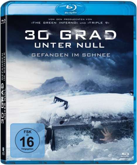 30 Grad unter Null - Gefangen im Schnee (Blu-ray), Blu-ray Disc