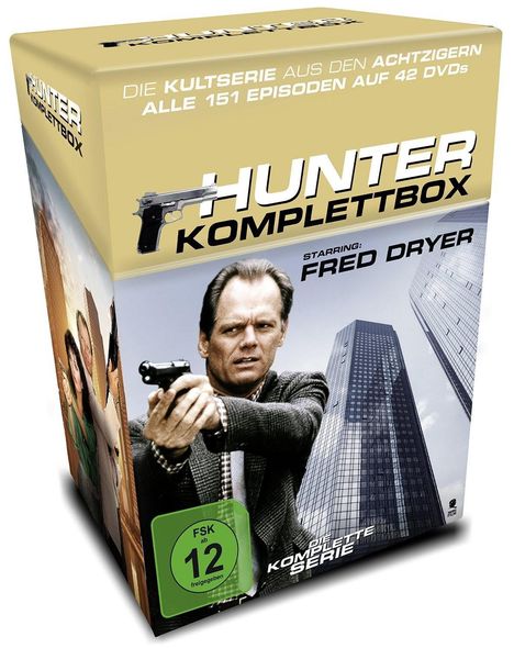 Hunter (Komplette Serie), 42 DVDs
