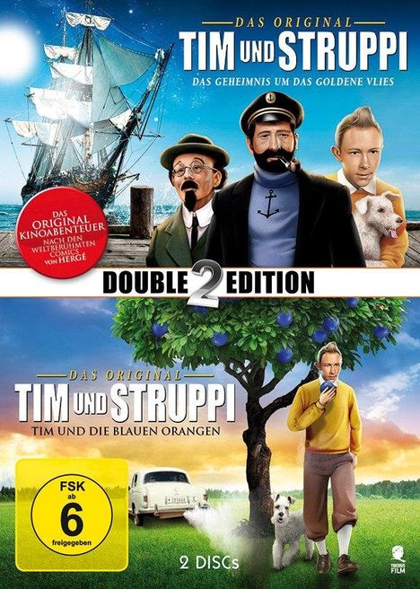 Tim und Struppi - Das Geheimnis um das Goldene Vlies / Tim und Struppi - Tim und die blauen Orangen, 2 DVDs