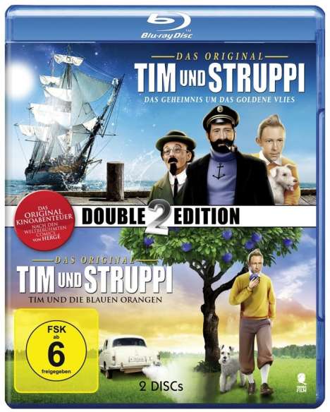 Tim und Struppi - Das Geheimnis um das Goldene Vlies / Tim und Struppi - Tim und die blauen Orangen (Blu-ray), 2 Blu-ray Discs