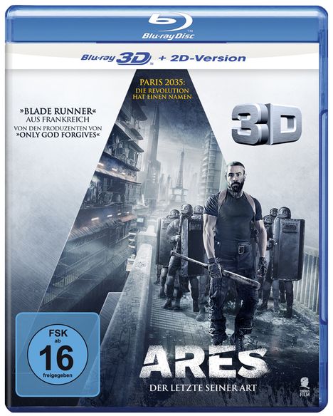 Arès (3D Blu-ray), Blu-ray Disc