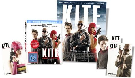 Kite - Engel der Rache (Blu-ray &amp; DVD im Mediabook), 1 Blu-ray Disc und 1 DVD