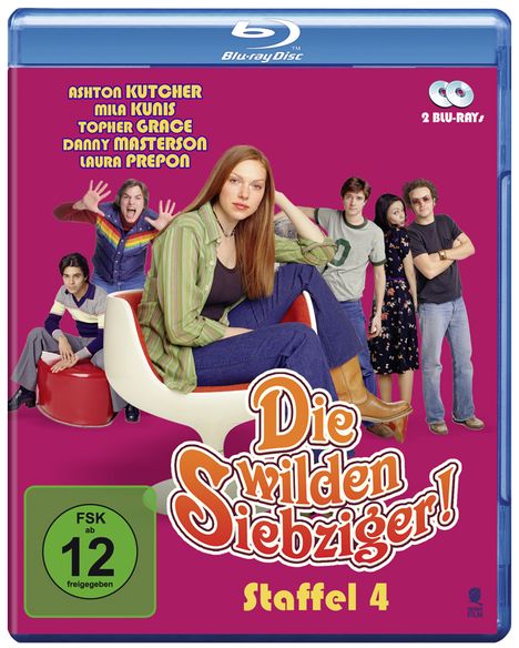 Die wilden Siebziger Staffel 4 (Blu-ray), 2 Blu-ray Discs