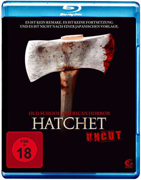Hatchet (Blu-ray), Blu-ray Disc