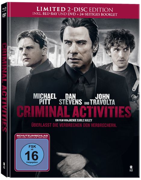 Criminal Activities (Blu-ray &amp; DVD im Mediabook), 1 Blu-ray Disc und 1 DVD