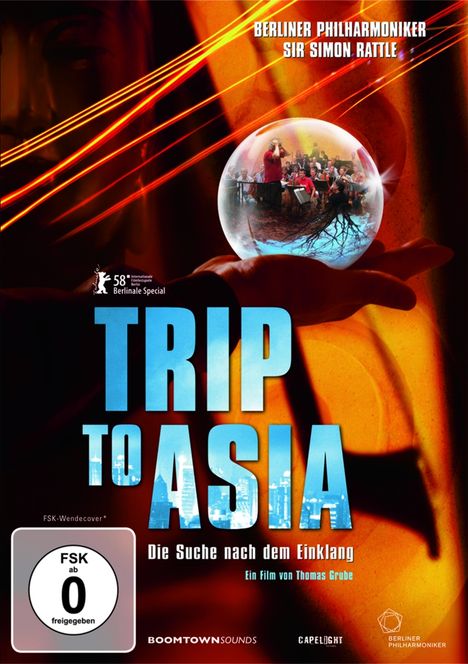 Filmmusik: Simon Rattle &amp; Berlin PO - Trip to Asia (Der Film), DVD