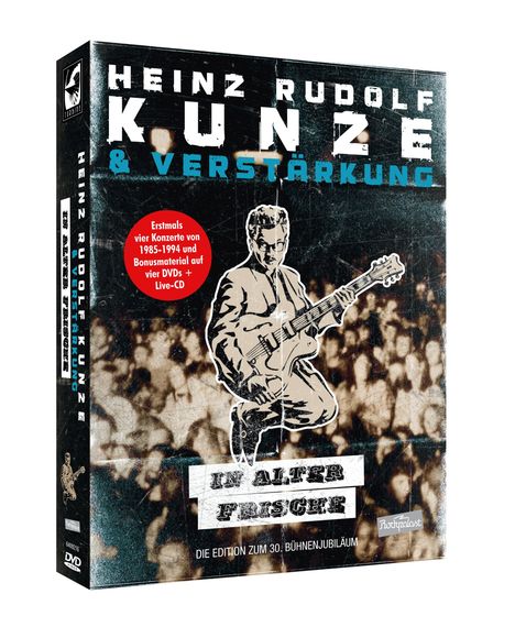 Heinz Rudolf Kunze: In alter Frische (4DVD + CD), 4 DVDs und 1 CD