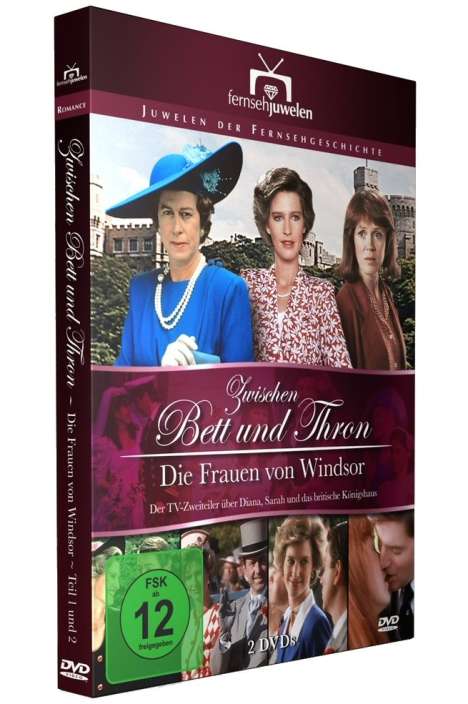 Zwischen Bett und Thron - Die Frauen von Windsor, 2 DVDs