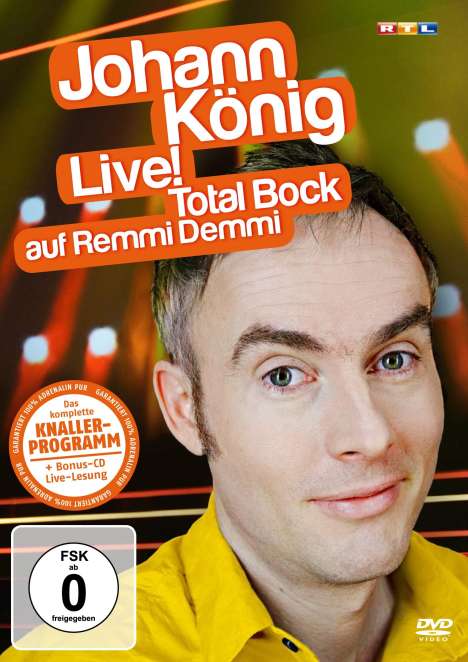 Johann König: Total Bock auf Remmi Demmi, 1 DVD und 1 CD