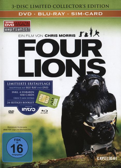 Four Lions (Blu-ray im Mediabook), 2 Blu-ray Discs