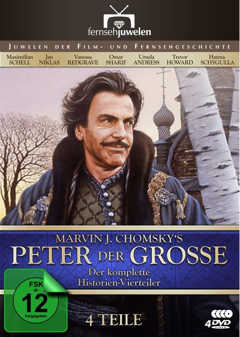 Peter der Große, 4 DVDs