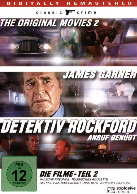 Detektiv Rockford - Anruf genügt: Die Filme Teil 2, 4 DVDs
