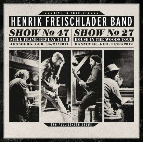 Henrik Freischlader: Live In Concerts (Show No. 47 &amp; Show No. 27), 4 CDs