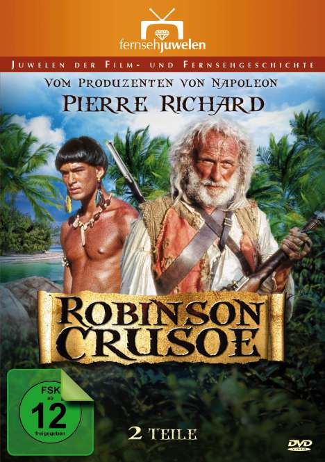 Robinson Crusoe (Kompletter Zweiteiler), 2 DVDs