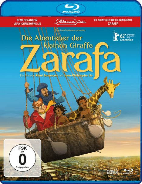 Die Abenteuer der kleinen Giraffe Zarafa (Blu-ray), Blu-ray Disc