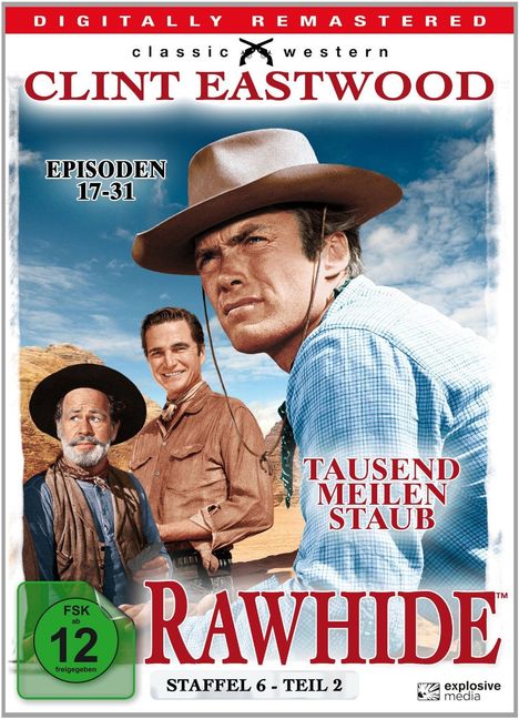 Rawhide - Tausend Meilen Staub Season 6 Box 2, 4 DVDs