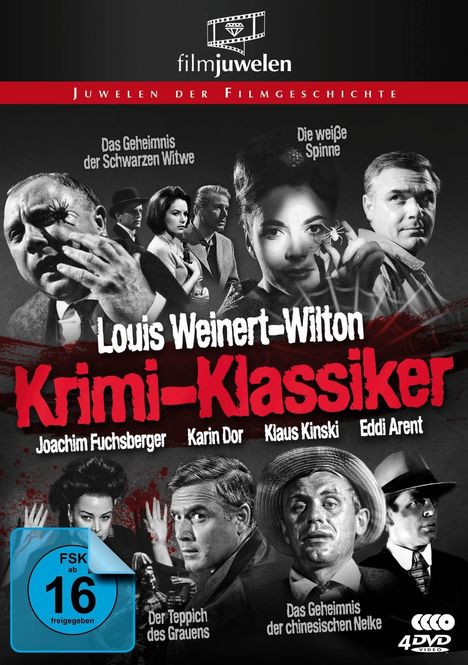 Louis Weinert-Wilton Krimi-Klassiker (Filmjuwelen Komplettbox), 4 DVDs