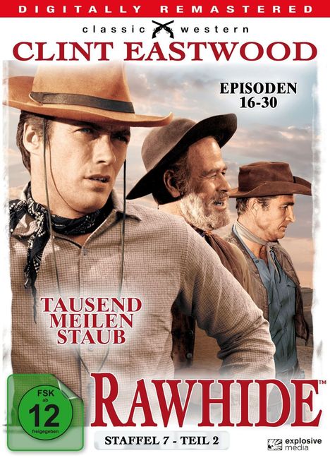 Rawhide - Tausend Meilen Staub Season 7 Box 2, 4 DVDs