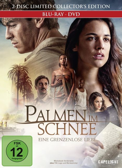 Palmen im Schnee - Eine grenzenlose Liebe (Blu-ray &amp; DVD im Mediabook), 1 Blu-ray Disc und 1 DVD