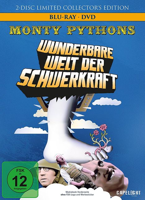 Monty Python's wunderbare Welt der Schwerkraft (Blu-ray &amp; DVD im Mediabook), 1 Blu-ray Disc und 1 DVD
