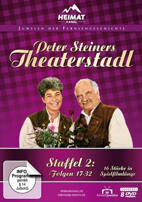 Peter Steiners Theaterstadl Staffel 2 (Folgen 17-32), 8 DVDs