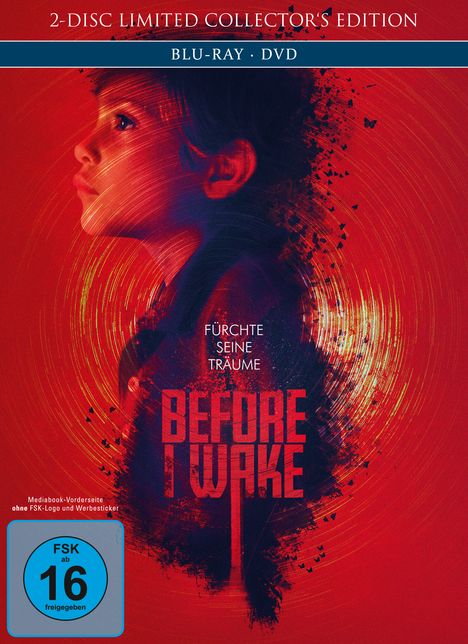Before I Wake (Blu-ray &amp; DVD im Mediabook), 1 Blu-ray Disc und 1 DVD