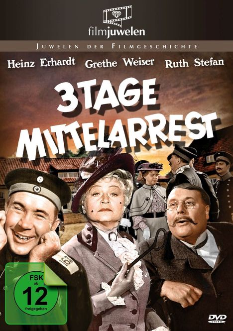 Drei Tage Mittelarrest, DVD