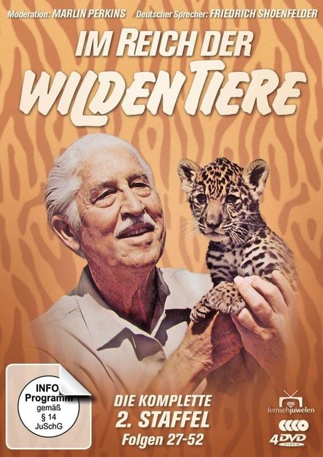 Im Reich der wilden Tiere Staffel 2, 4 DVDs