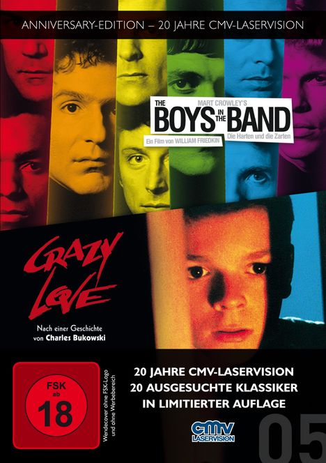 The Boys in the Band / Crazy Love, 2 DVDs