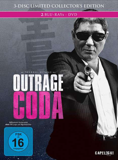 Outrage Coda (Blu-ray &amp; DVD im Mediabook), 2 Blu-ray Discs und 1 DVD