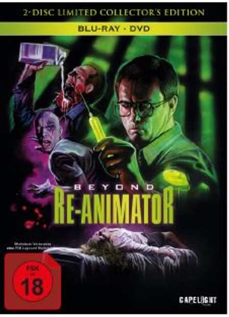 Beyond Re-Animator (Blu-ray &amp; DVD im Mediabook), 1 Blu-ray Disc, 1 DVD und 1 CD