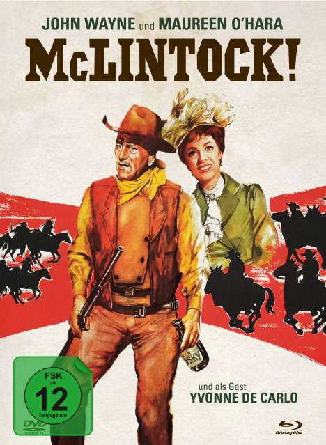McLintock! (Blu-ray &amp; DVD im Mediabook), 1 Blu-ray Disc und 1 DVD