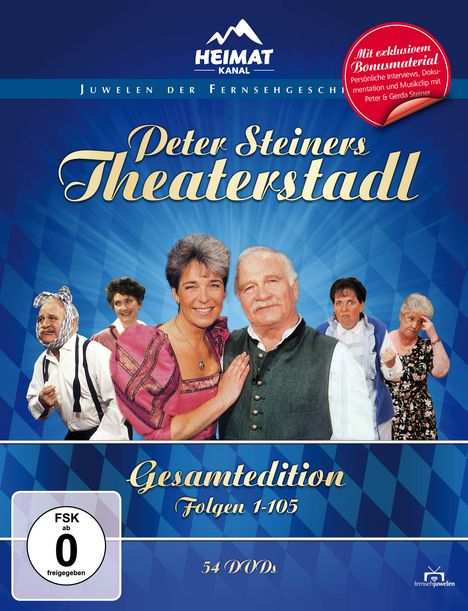 Peter Steiners Theaterstadl (Gesamtedition), 54 DVDs