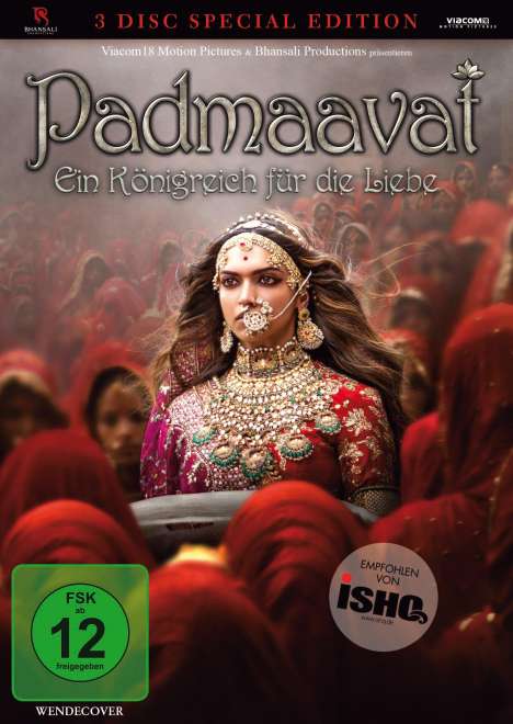 Padmaavat (Blu-ray &amp; DVD), 2 Blu-ray Discs und 1 DVD